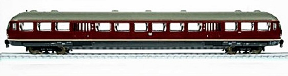 NPE Modellbau NL33008 - H0 Steuerwagen ESA 176 der DB; Ep. III (Gleichstrom 3-Leiter)